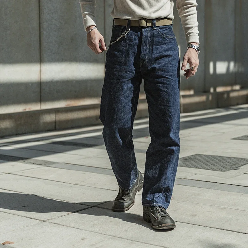 Bronson WWII Model Men's Jeans Shrink-To-Fit 44801XX Raw Selvage Denim Pants Rigid 2