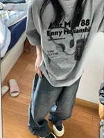 00% Pure Cotton Oversize oulder ort Sve T-irt Women's Design Sensation  Top Casual Sle Loose Fit round Ne