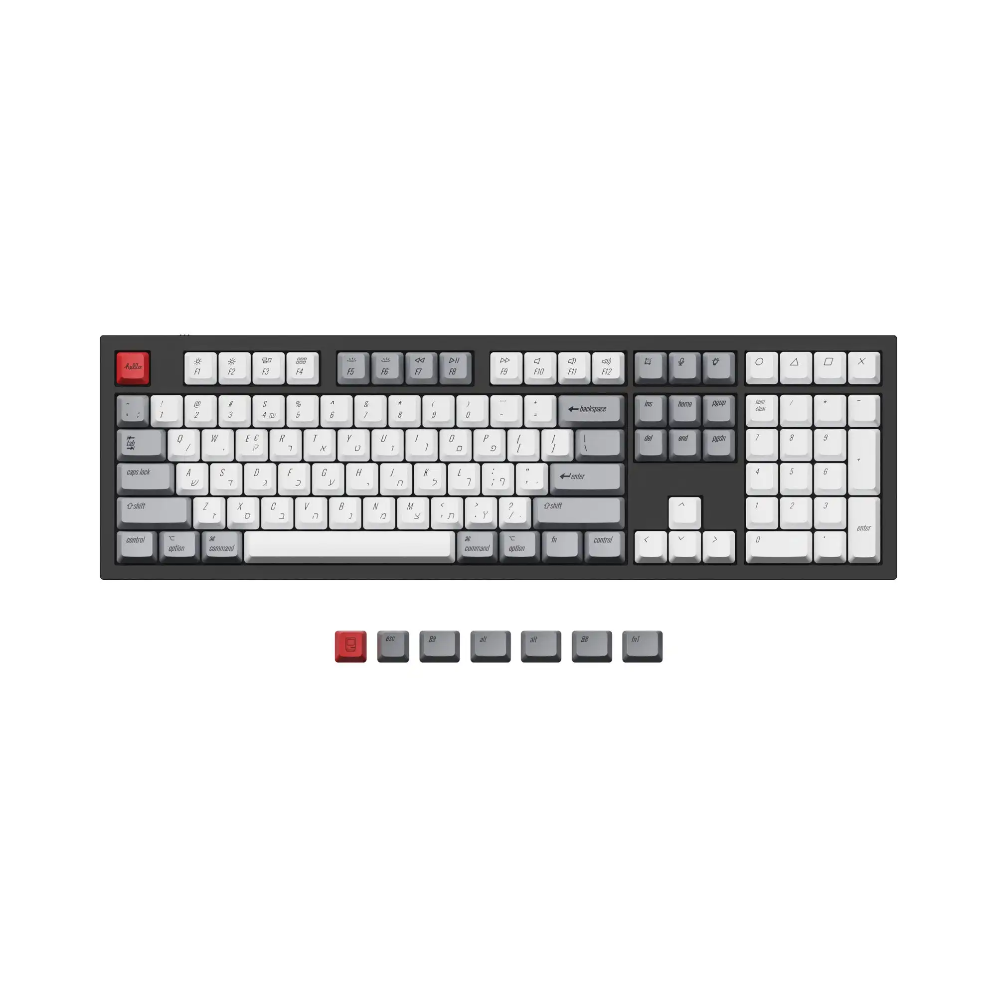 Oem Dye-sub Pbt Keycap Grupo Retro Iso e Ansi para Teclado Mecânico Personalizado - Imagem 2