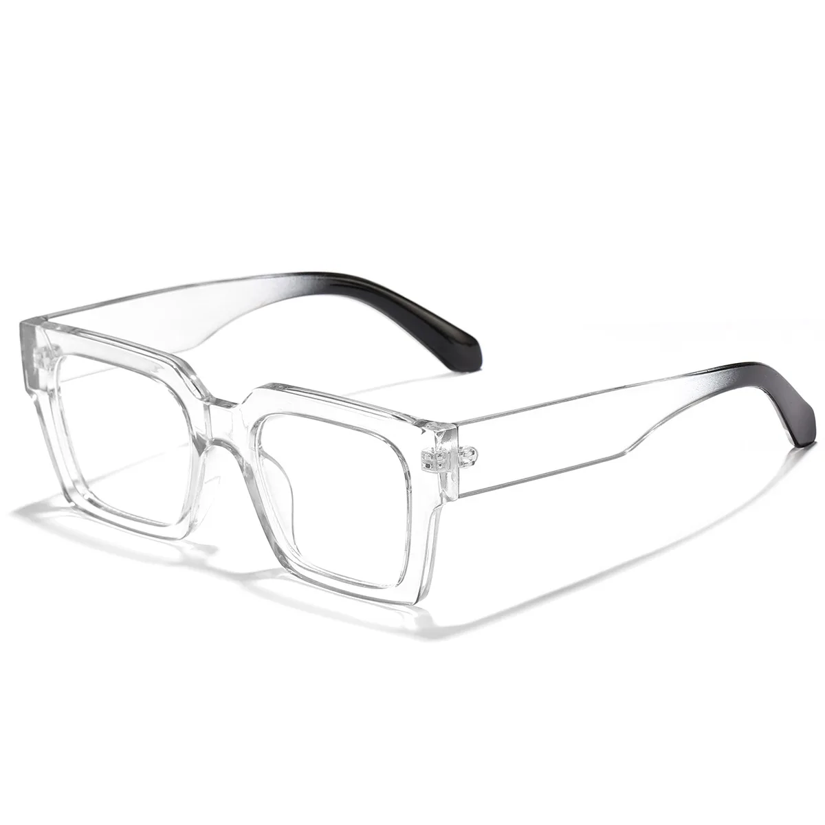 Horn-rimmed Glasses Men Anti Blue Light Blocking Glasses Women Computer Flat Light Glasses Retro Transparent Glasses Highquality