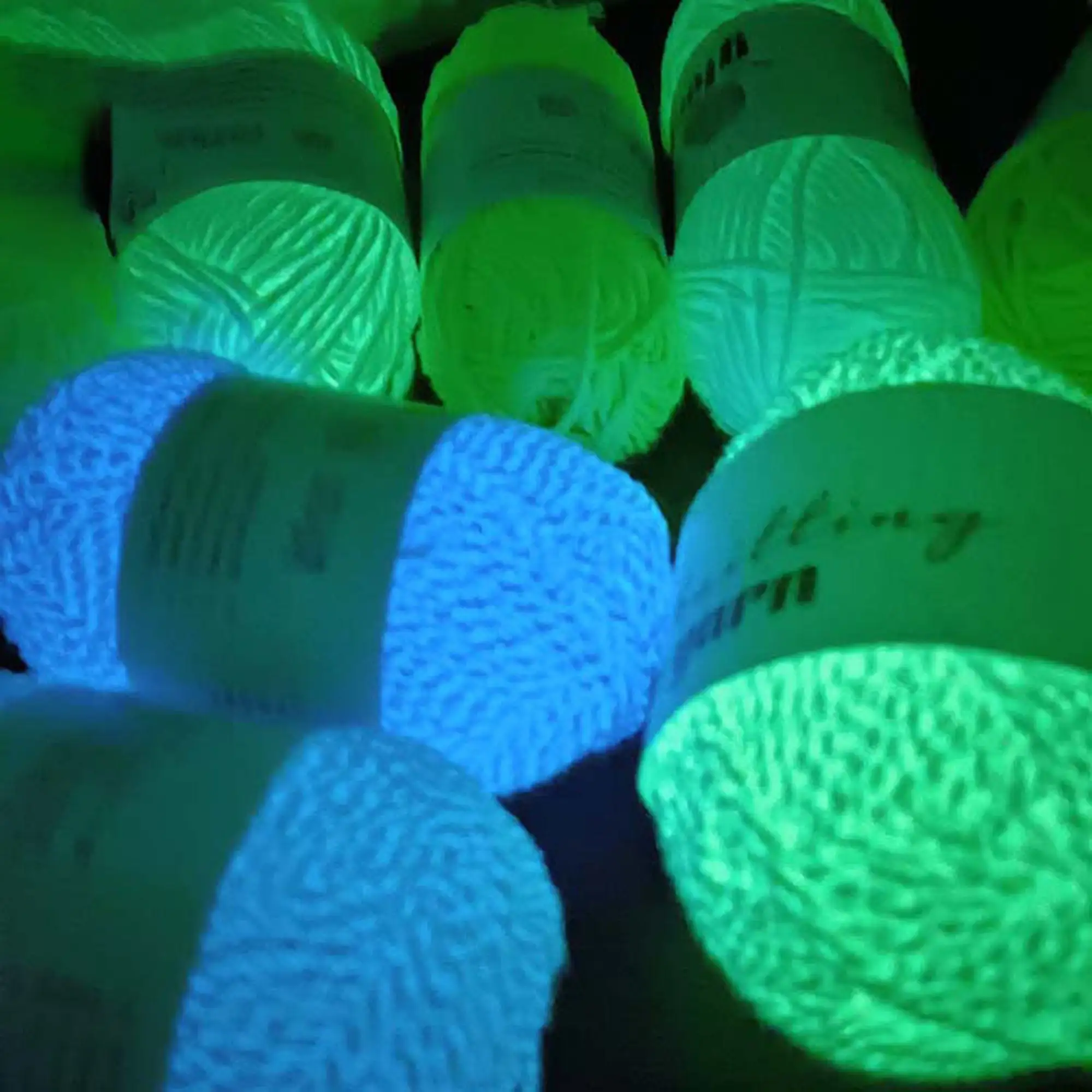 Chenille Glow in the Dark Yarn DIY Glow Yarn Luminous Knitting