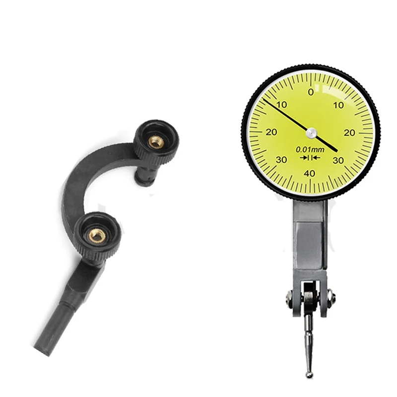 Dial Indicator Half Round Combination dial test indicator Arc Holder 8mm Rod Dial Indicator Base Stand Center Finder Measurement Tool Support dial indicator