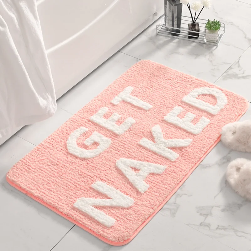 Badmat-40x60cm-Antislip badmat in de badkamer-Microvezel badmat met zacht gekleurde