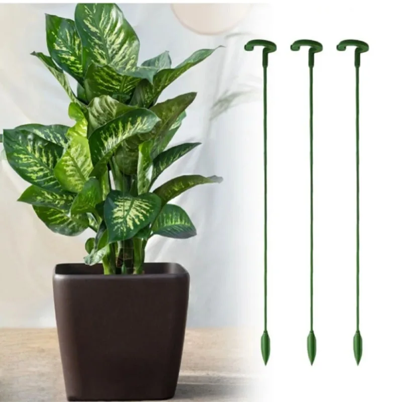 Plant Support Stake with Clip Garden Stake for Indoor Outdoor Plant Support Climbing Vines Flowers Gardening Accessories