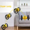 WiFi RC High Speed Video Remote Control Jumping Car Prank Stunt Toy LED Headlight Smart Bounce Racer Christmas Gift 720P Camera 1