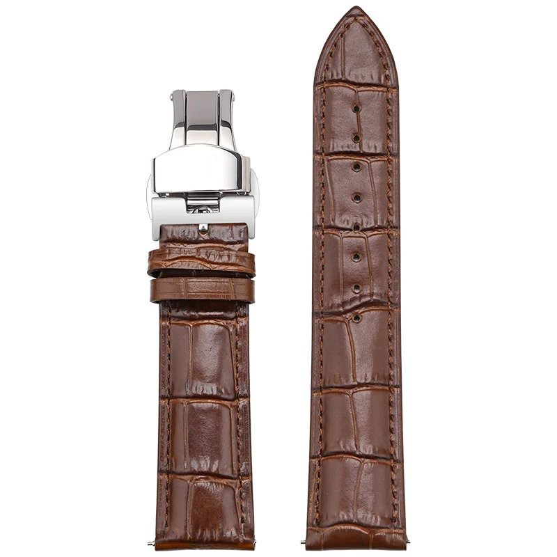 Cowhide Genuine Leather Quick Release Universal Watch Strap (Various Sizes)