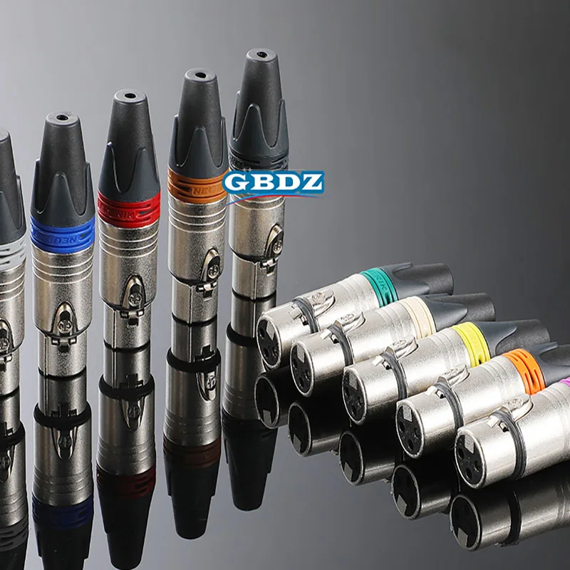 5-20 Pcs XLR Balance Connector Plug Ringsspecial Multi-Color Anti-Roll Colored Ring For NC3FXX/4FXX Series Marker Ring 9 Colours