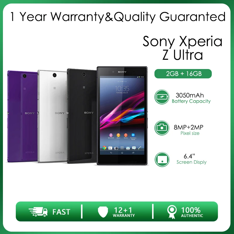 Sony Xperia Z Ultra Lte C6833 Xl39h Refurbished-original Unlocked 16gwi-fi Cheap Used Cell Phone Free Shipping Fast Charging - Mobile Phones - AliExpress