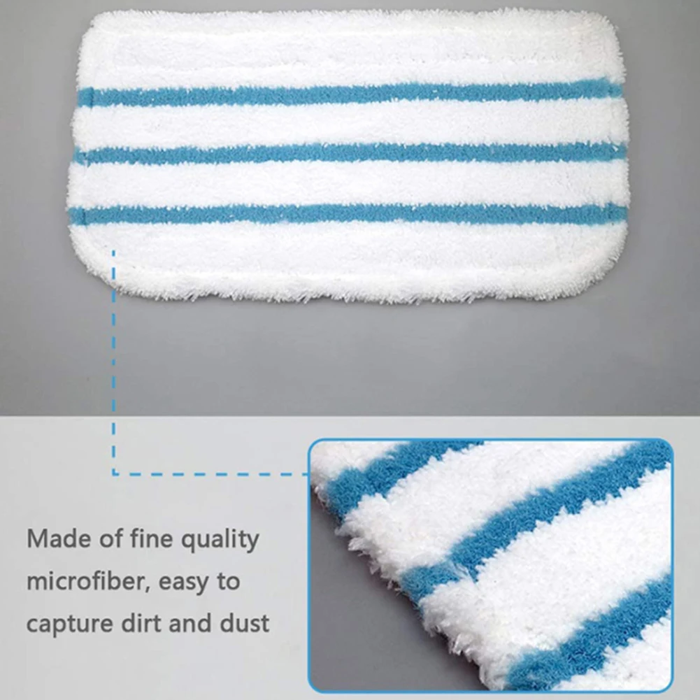 

1pcs Washable Mop Pad For Beldray BEL01097 Multi Surface Steam Cleaner Dry And Wet Usage Mop Cloths Pad Floor Cleaning