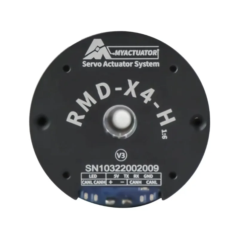 

Myactuator RMD-X4-H 1:6 Micro Motor Hollow Design High Precision Light Weight 24V 600RPM Flat Gearbox Motor for Robot