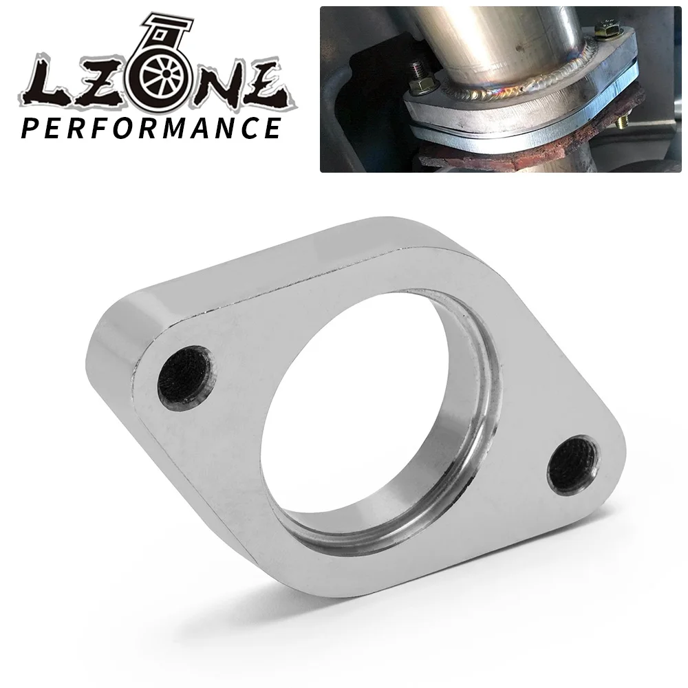 LZONE STAINLESS STEEL WASTEGATE DUMP PIPE 2 BOLT FLANGE WITH THREAD
