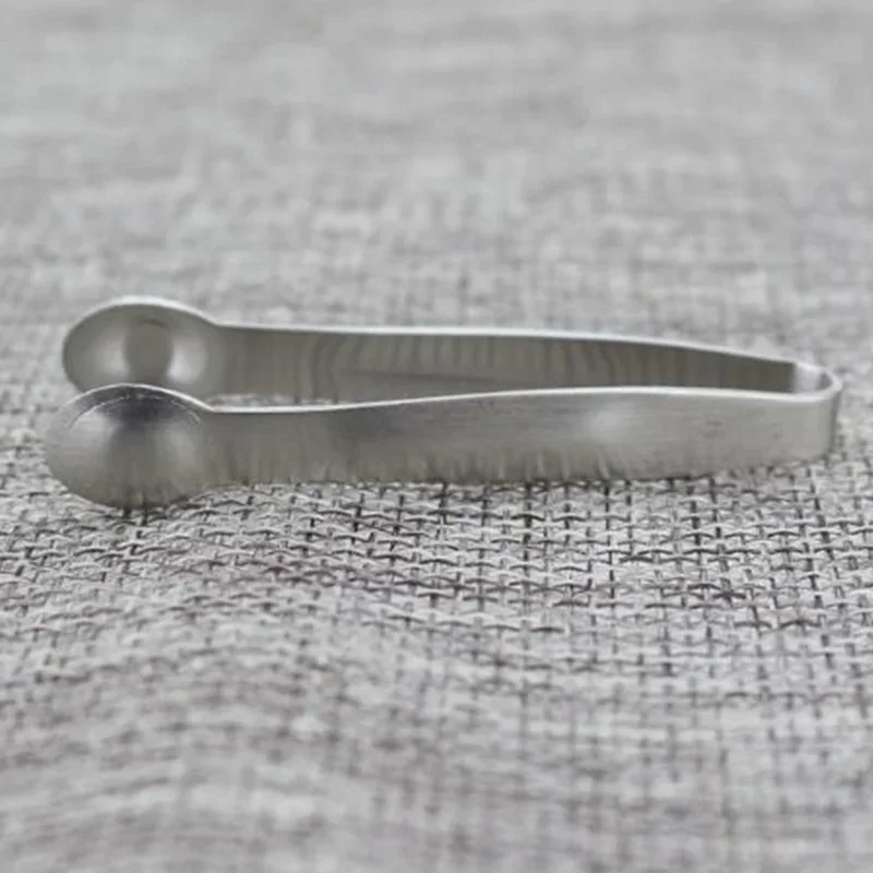 Stainless Steel Sugar Clamp Tongs Clip Ice Cube Coffee Bar Household Kitchen Sugar Clips Multi Functional Bar Ice Cube Clamps