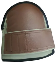 UltraComfort Leatherhead Safety Kneepads for Work and Gardening, Large Size, in Pairs (Russet)