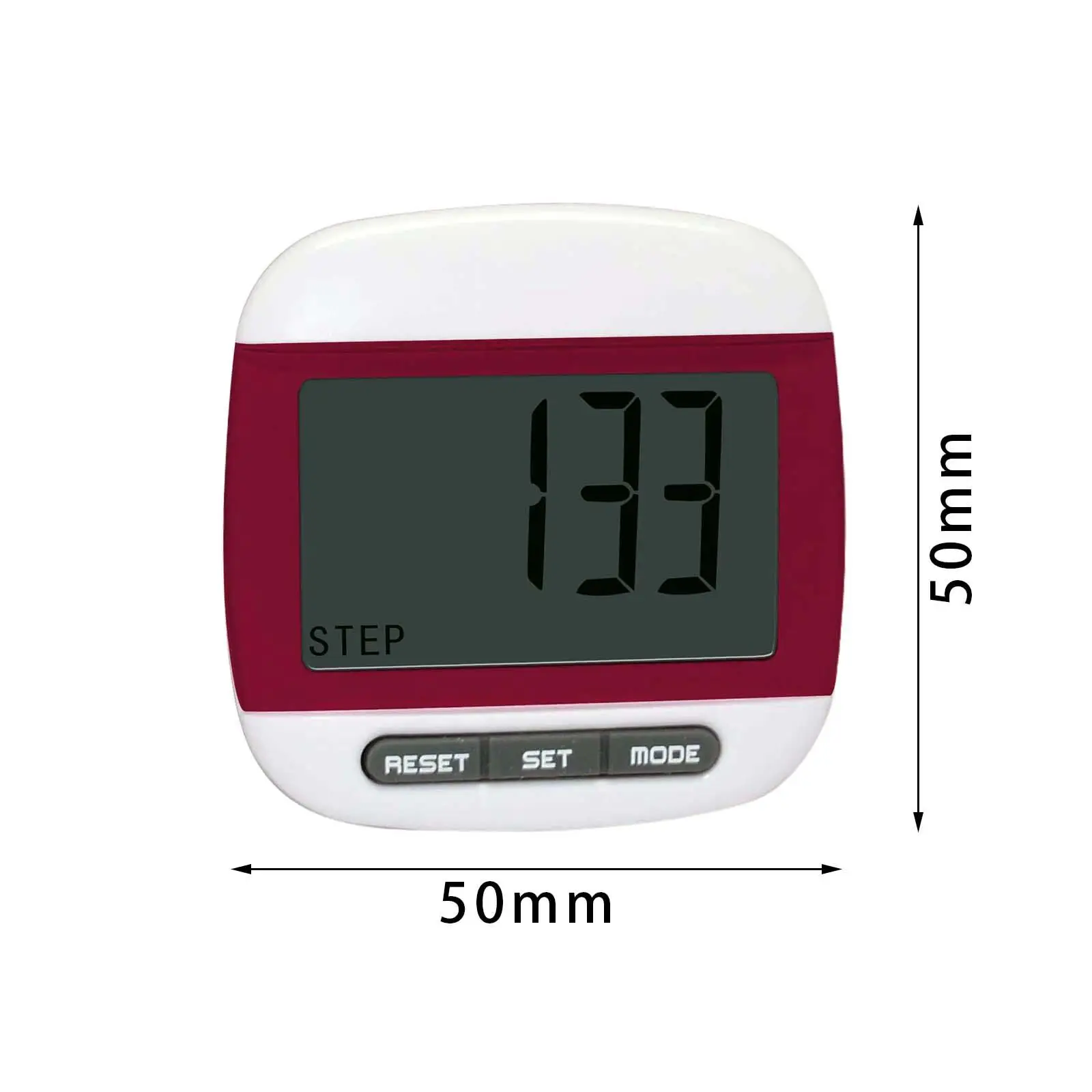 Pedometer for Walking Portable Belt Clip, Calorie Distance Counting Accurate