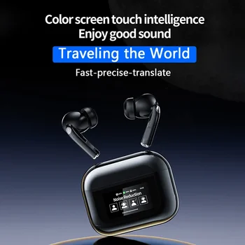 Wireless BT5.4 Real Time Translator Earbuds YW07 ANC Noise Cancelling 144 Languages Instant Translated Smart Voice Translator 2