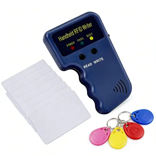 RFID Duplicator ID Handheld 125khz Key Copier Reader Writer Reader Card Cloner Programmer Writable Key Access Card Keyfobs