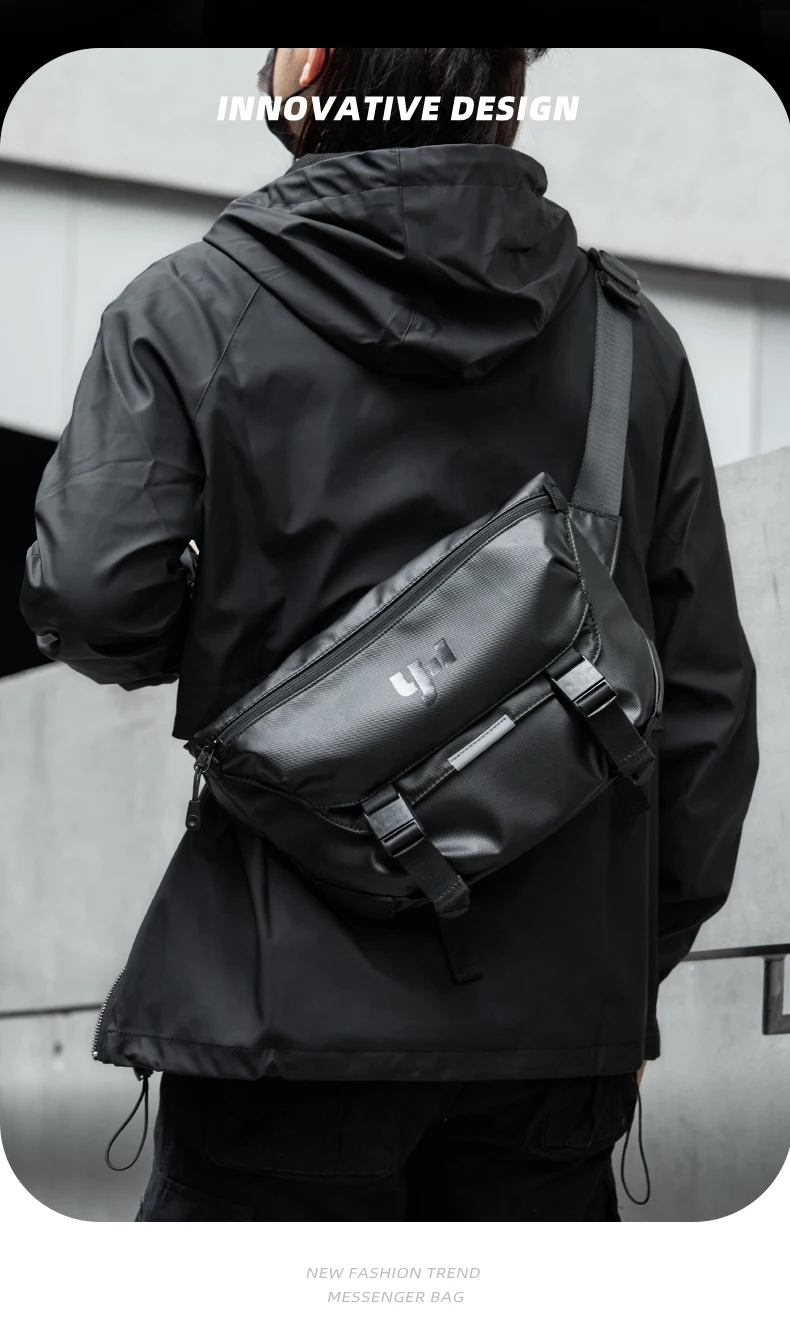 MOYYI Wasserdichte Herren-Umhängetasche, personalisierte 11-Zoll-iPad-Umhängetasche, tragbar, Freizeit, Teenager, Sport, Reiten, Umhängetasche – Detail 6