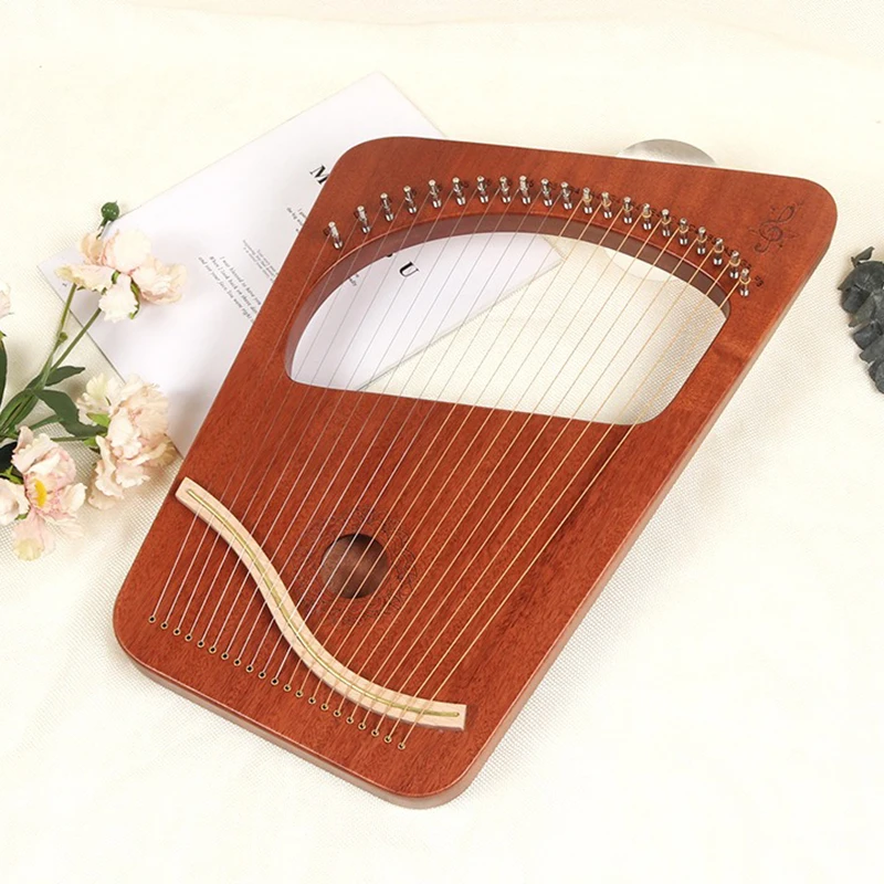 21 Strings Harp Mahogany Lira Instruments Professional Lyre Solid Wood Handheld Harps Adult Beginner Children String Instrument