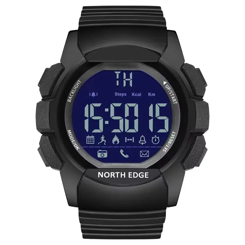 Men's Military Waterproof Sport Watch with LED Digital Display and Stopwatch