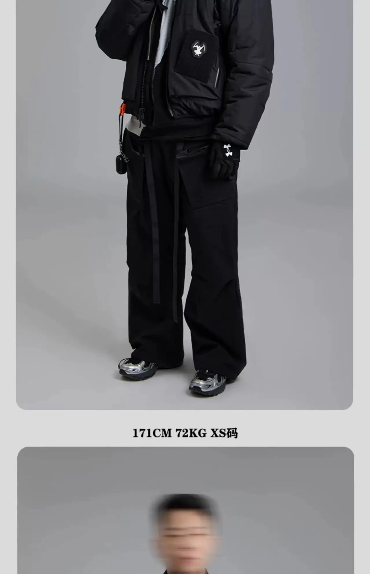 Atzen 3M thinsulate bomber jacket multipocket patch pad carrying sling techwear