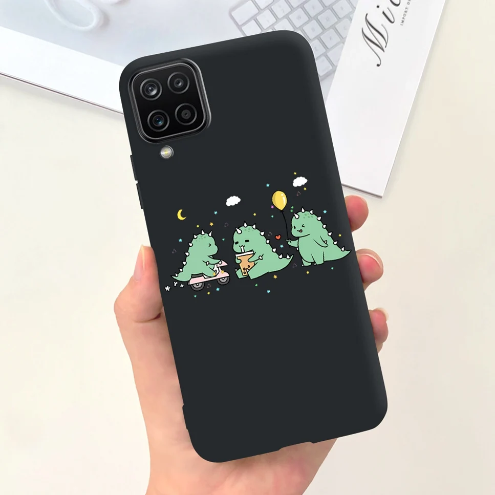 NEW Design For Samsung Galaxy A12 Case Silicone TPU Back Cover For Samsung A12 M12 F12 Galaxy M12 India  Funda Couqe Bumper