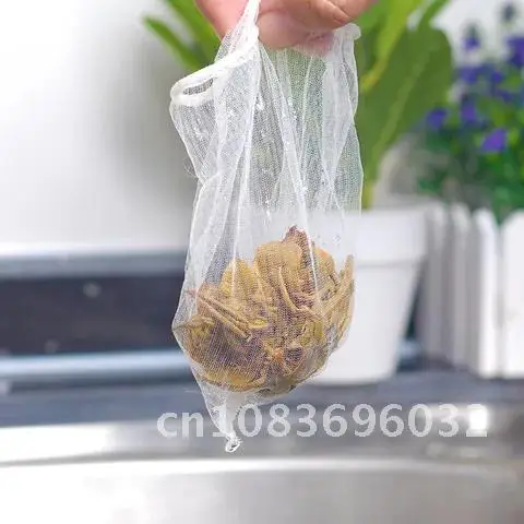 

Mesh Sink Filter Kitchen Trash Bag Prevents Clogging in the Sink Bathroom Strainer Rubbish Bag 100Pcs/Set