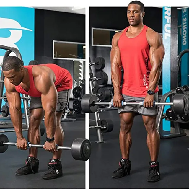 2PC Dumbbell Barbell Grips Bar Handles Silicone AntiSlip Protect Pad For Pull Up Weightlifting Support Gym Body Building Workout 2