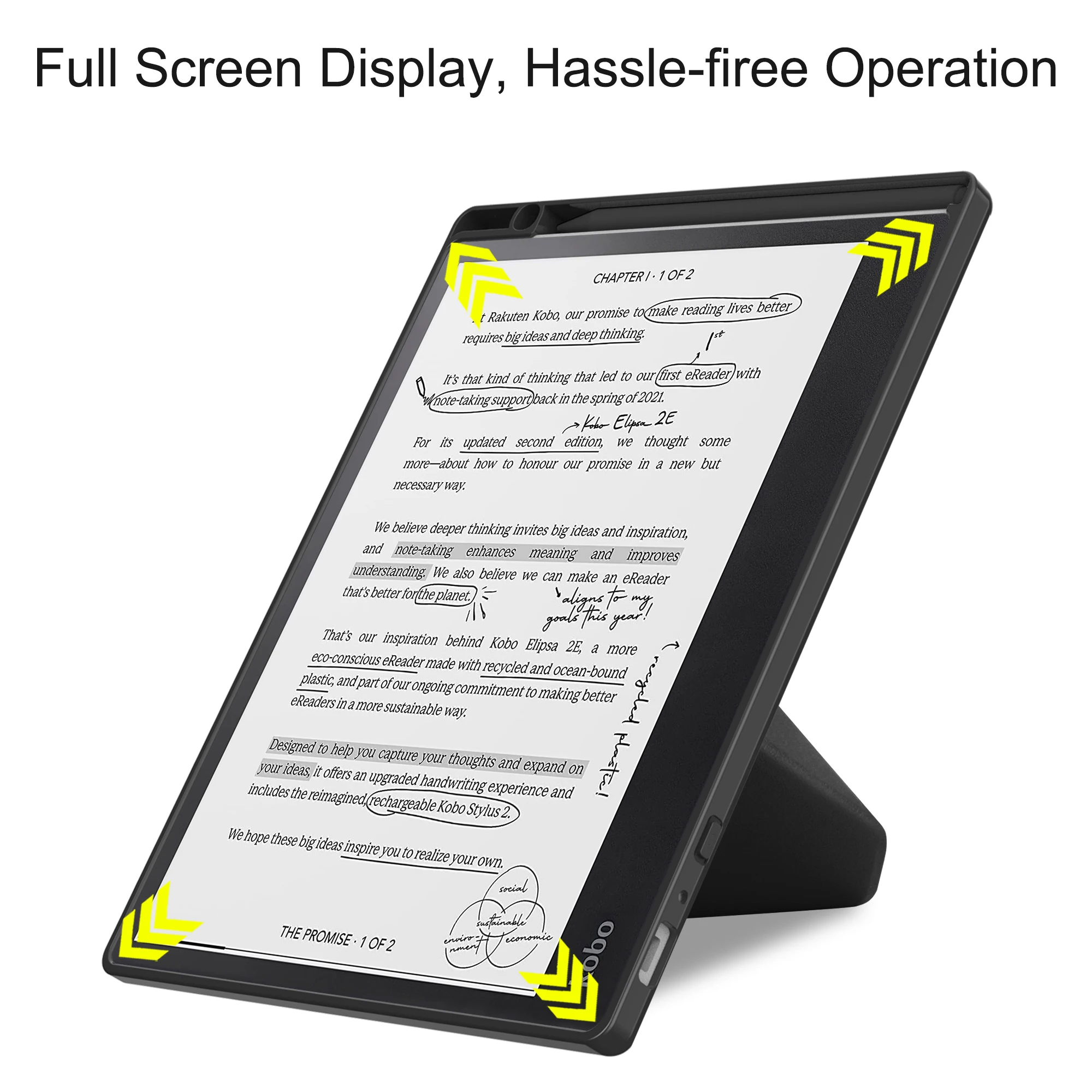 Premium 10.3-Inch Smart Magnetic PU Leather Foldable Stand Cover with Auto Sleep/Wake Functionality