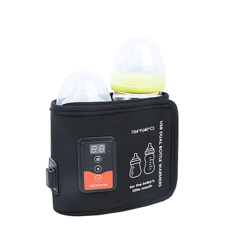 

Bottle Warmer Bag for Babies Feeding Bottles Insulation Sleeve Heating Cover 0
