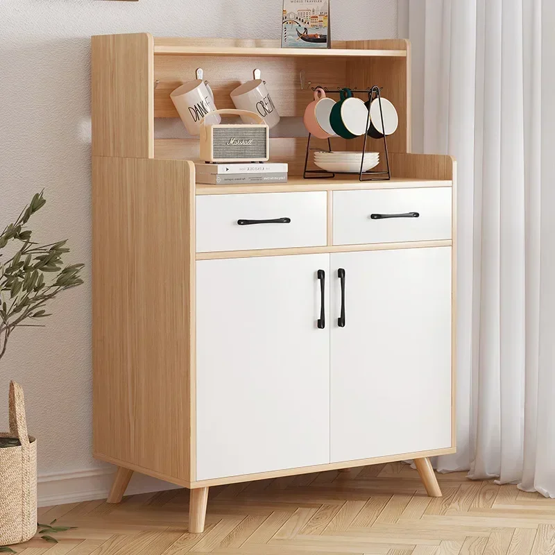 Nordic Kitchen Dish Cabinet Container Nordic et Sideboard Cabinet Drawers Storage Modern Mutfak Dolapları Kitchen Furniture