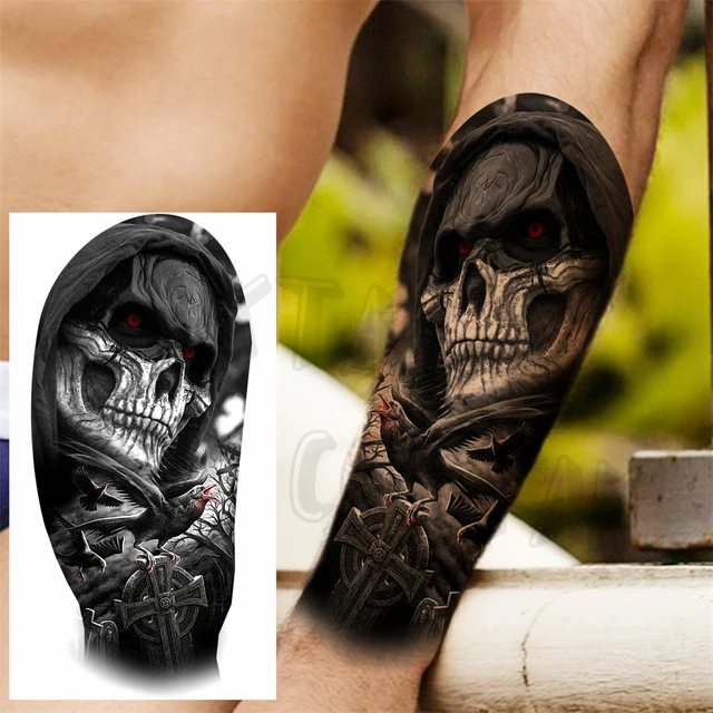 T-Shirt Uomo Donna Teschio Serpente Ventaglio Tatuaggio Giapponese Retro