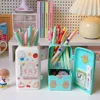 INS Style Pen Holder Creative Refrigerator Cute Large Capacity Desktop Storage Holder Fashion Sweet Multifunctional Pen Holder 1