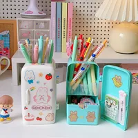 INS Style Pen Holder Creative Refrigerator Cute Large Capacity Desktop Storage Holder Fashion Sweet Multifunctional Pen Holder 1