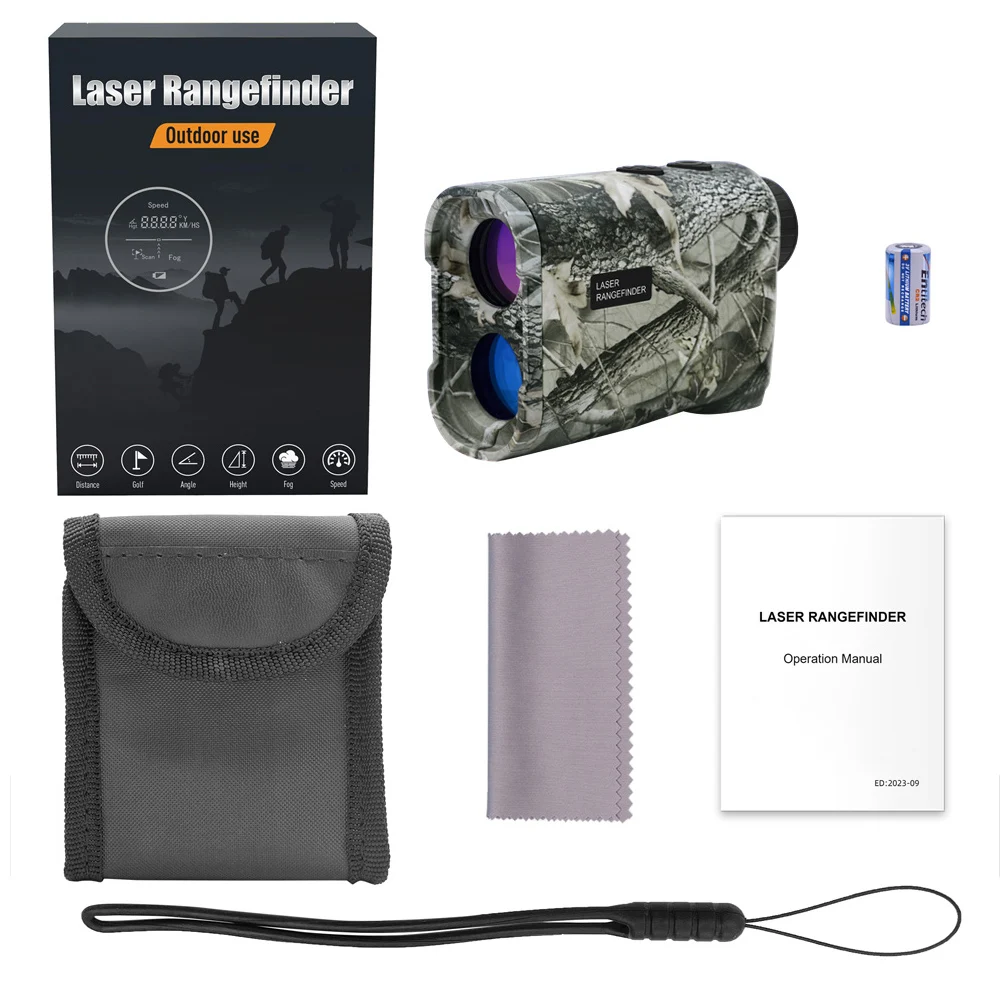 Laser Rangefinder Laser Distance Meter Golf Laser Rangefinder Hunting 1000m 800m 600m speed meter Golf Slope Adjusted Mode Flag-Lock Sport Distance Measuring Telescope