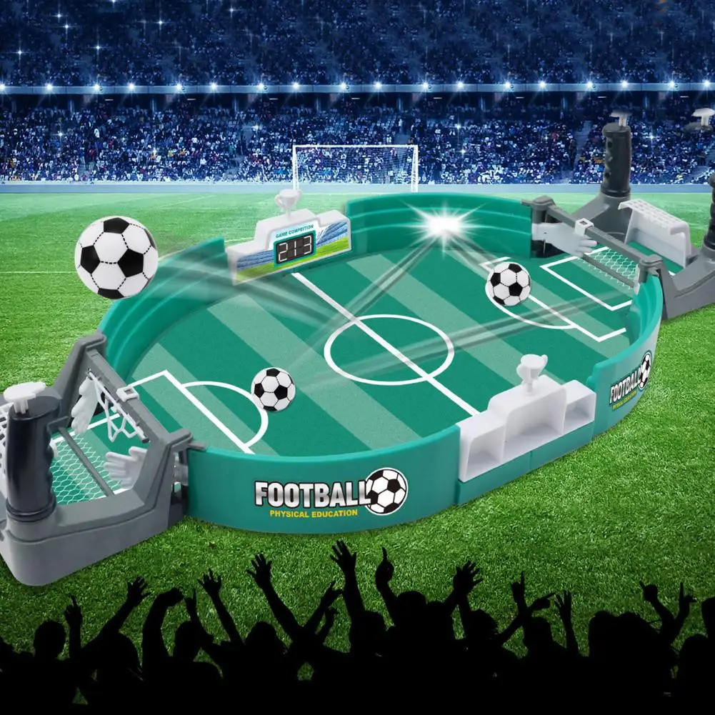 1 Set Tabelle Spiel Einfach zu Spielen Tabelle Fußball Spiel Interessant Breite Anwendung Indoor Tisch Fußball Doppel Competitive Spiel