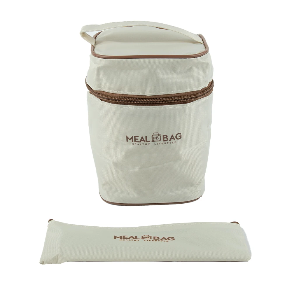 

Replaceable Garden Home Park Lunch Container Set Convenient Design Food Grade Material Leak-proof Portion Control