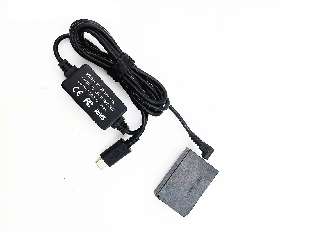Canon M50 Dummy Battery Usb-c Convertor Dc Coupler Dr E12