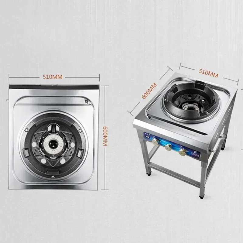 Commercial Hot Stove - Hotel Special. Liquefied Gas Single Stove. Energy-Saving, Fierce Fire, High Pressure. 5