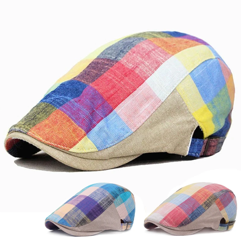 Vintage Denim Beret Hats Men Women Unisex Jeans Berets Newsboy Hat Spring Autumn Hats Peaked Cap Casual Forward Adjustable Caps