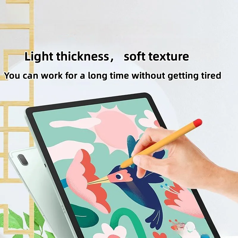Silicone Shockproof Tablet Case with Stylus Sleeve