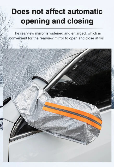 Seametal große Auto Windschutz scheibe Abdeckung Magnet Winter