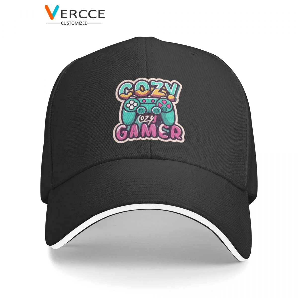 

Cozy Gamer Vintage High Quality Sun Caps Outdoor Unisex Headwear