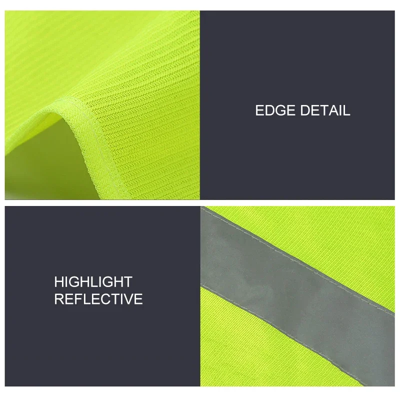 Reflective Vest Car Reflective Safety Vest for Gas Stations Cycling