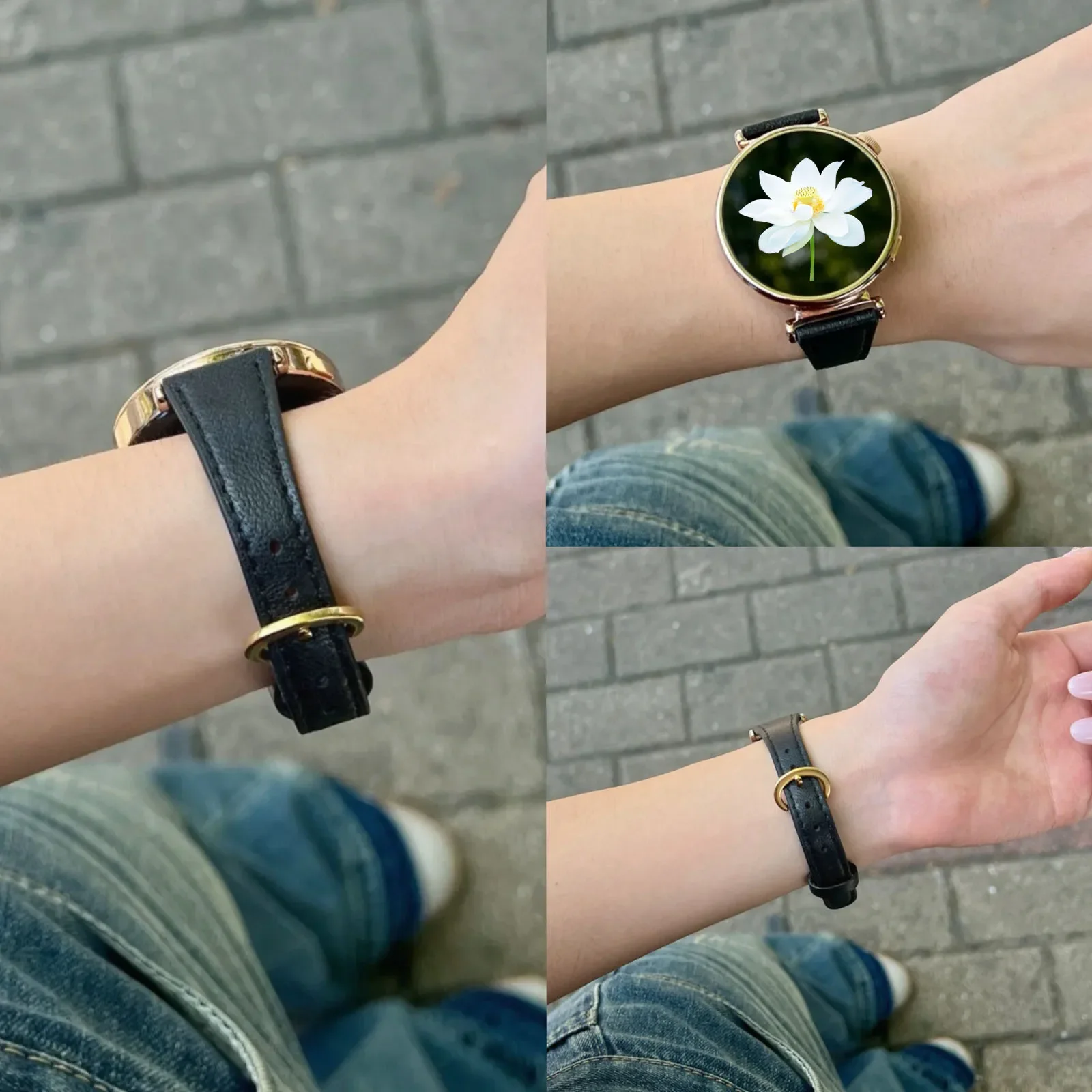 Premium Leather Loop Band - Universal Fit for Smartwatches, Multiple Sizes Available