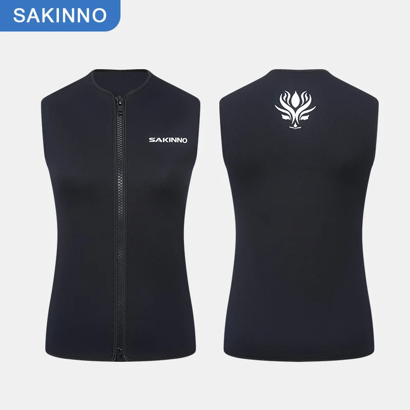 Diving Suits Men's and Women's Sleeveless Split Sun Protection Keeping Warm For Swimming Surfing Snorkeling