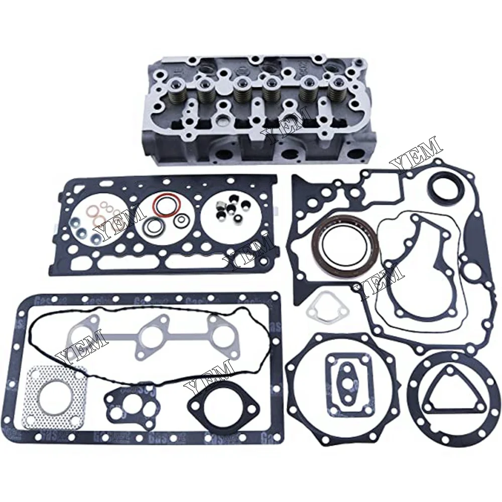 

High Quality For Kubota B1700D BX2200D BX23D D905 Complete Cylinder Head & Full Gasket Set