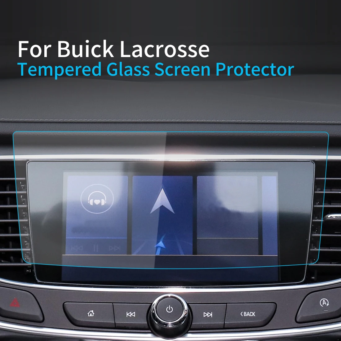 

Автомобильная наклейка Carplay, Защита экрана для Buick Lacrosse 2016, дисплей, закаленное стекло, защитная пленка, аксессуары для навигации и видео