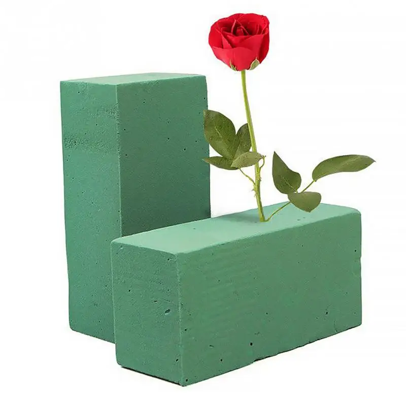 

1pc Floral Foam Brick Block Flower Holder Artificial Flower for Wedding Florist Flower Arranging Design DIY Craft Garden Decor