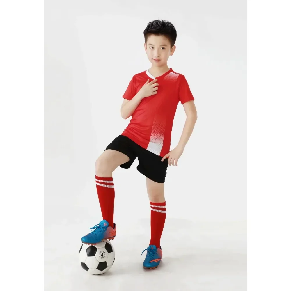 Moisture-wicking Training Clothes Breathable and Comfortable Children's Football Set for Boys Football Kit