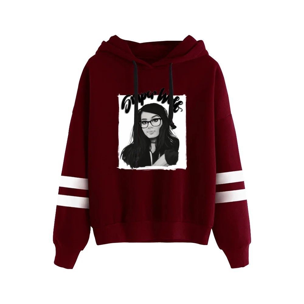 

Hot Sale SSSniperWolf Hoodie Men Sweatshirt Pocketless Sleeve Pullover Women Unisex Harajuku Streetwear Fashion Regular Clothes